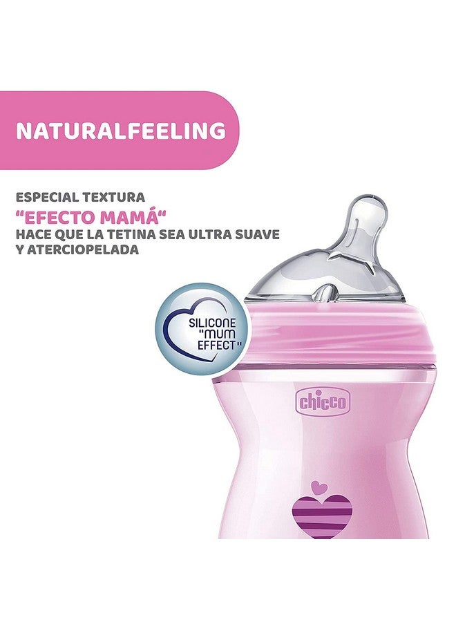 Chicco Natural Feeling Chicco Baby Bottle 250ml 2Mesi + Bimba  - Image 4