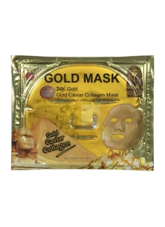 Black Black 24k Gold Caviar Collagen Mask 1pc 60g  - Image 1