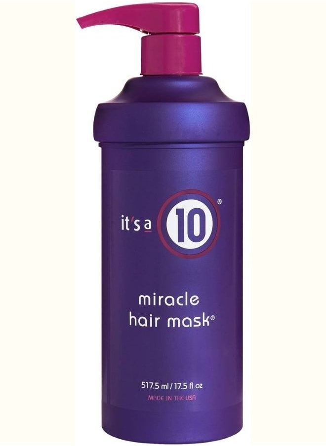 It's a 10 Miracle Hair Mask Hair and Scalp Treatments, Conditioning Treatment, Softness and Smoothness, Color-Treated Hair Care, Deep Conditioning Solution, 17.5 oz  - Image 1