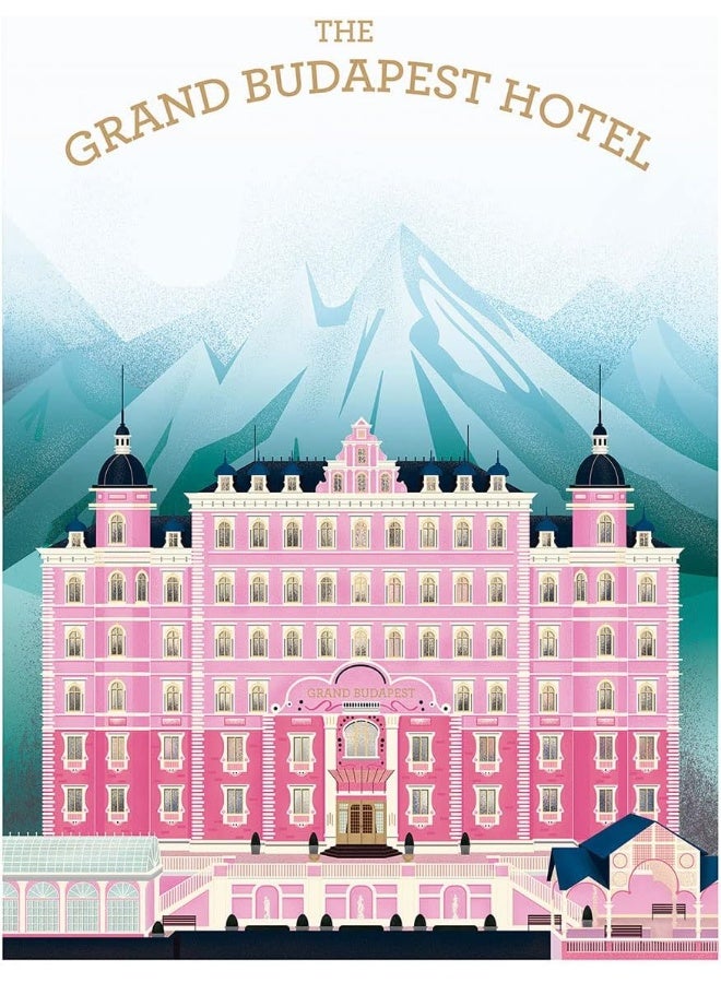 Ukeclvd The Grand Budapest Hotel Movie Poster Family Decorative Painting Wall Art Canvas Posters Gifts 12x18 inch No Frame - Image 1