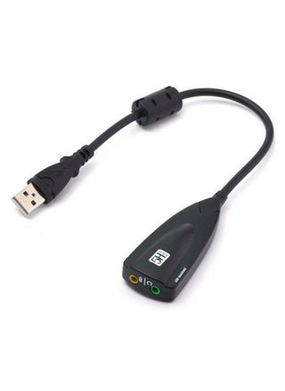 Usb External Sound Adapter, Usb7.1 External Usb Audio Adapter Sound Card, Usb Headset Adapter Stereo Headphone Adapter With Line 5hv2 Earphone, Black - pzsku/Z274BE6CDF4021DB15AA1Z/45/_/1712388804/2c5c8cc3-8041-4e7b-8092-6c2ccbcdc474
