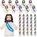 Bamamon 30 Pcs Little Jesus Figures Mini Jesus Figurines in Bulk Easter Jesus Loves You Tiny Christ Toys to Hide and Seek Sunday School Religious Party Favors Baptism Gifts for Easter Egg Stuffers - Image 2