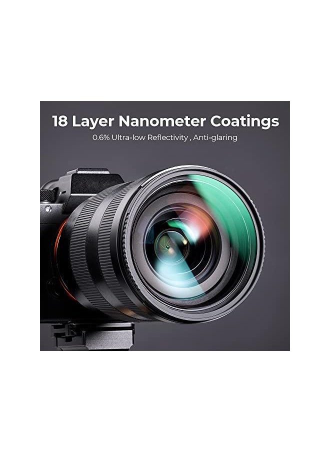K&F Concept Concept 67mm MC UV Protection Filter Slim Frame with 18-Multi-Layer Coatings for Camera Lens (K-Series)  - Image 3