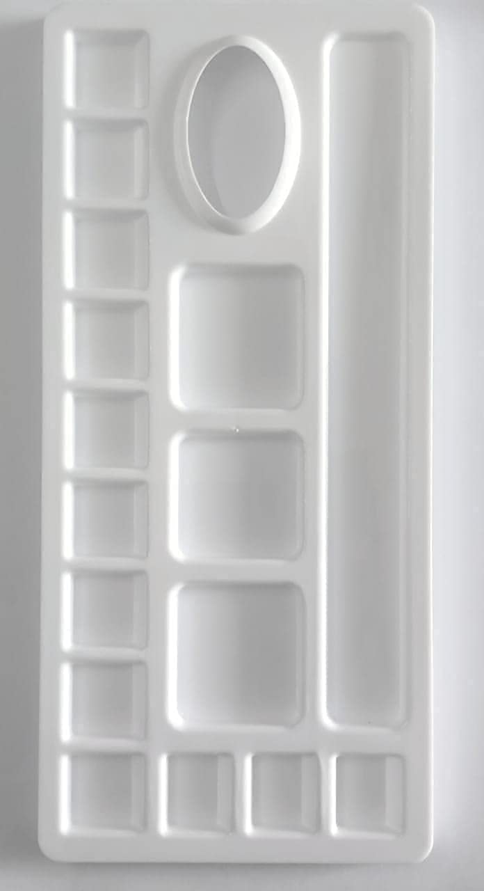 FIRST CLICK New Rectangle Shaped 601 N0. Coloring Palette Pack of 1 pcs Size 27cms X 12.3cms - Image 4