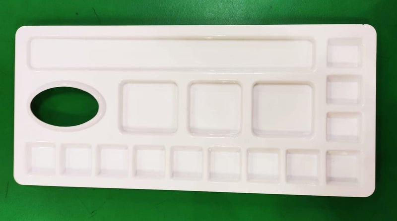 FIRST CLICK New Rectangle Shaped 601 N0. Coloring Palette Pack of 1 pcs Size 27cms X 12.3cms - Image 1