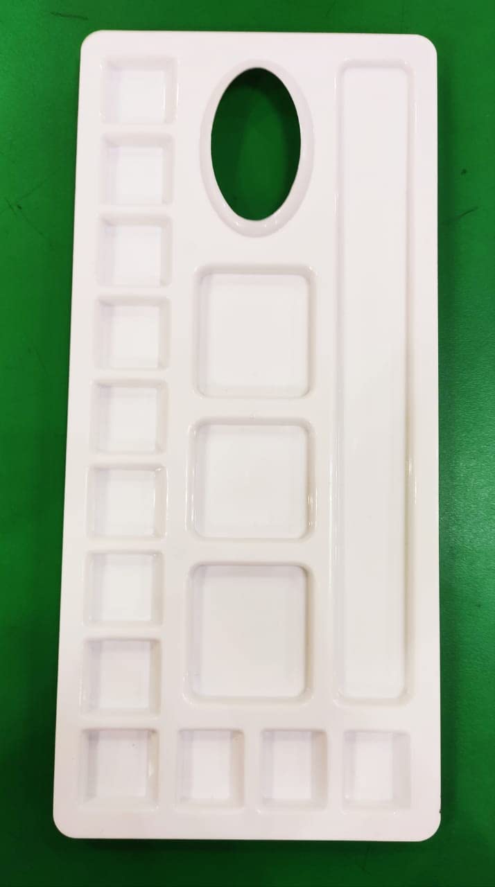 FIRST CLICK New Rectangle Shaped 601 N0. Coloring Palette Pack of 1 pcs Size 27cms X 12.3cms - Image 2