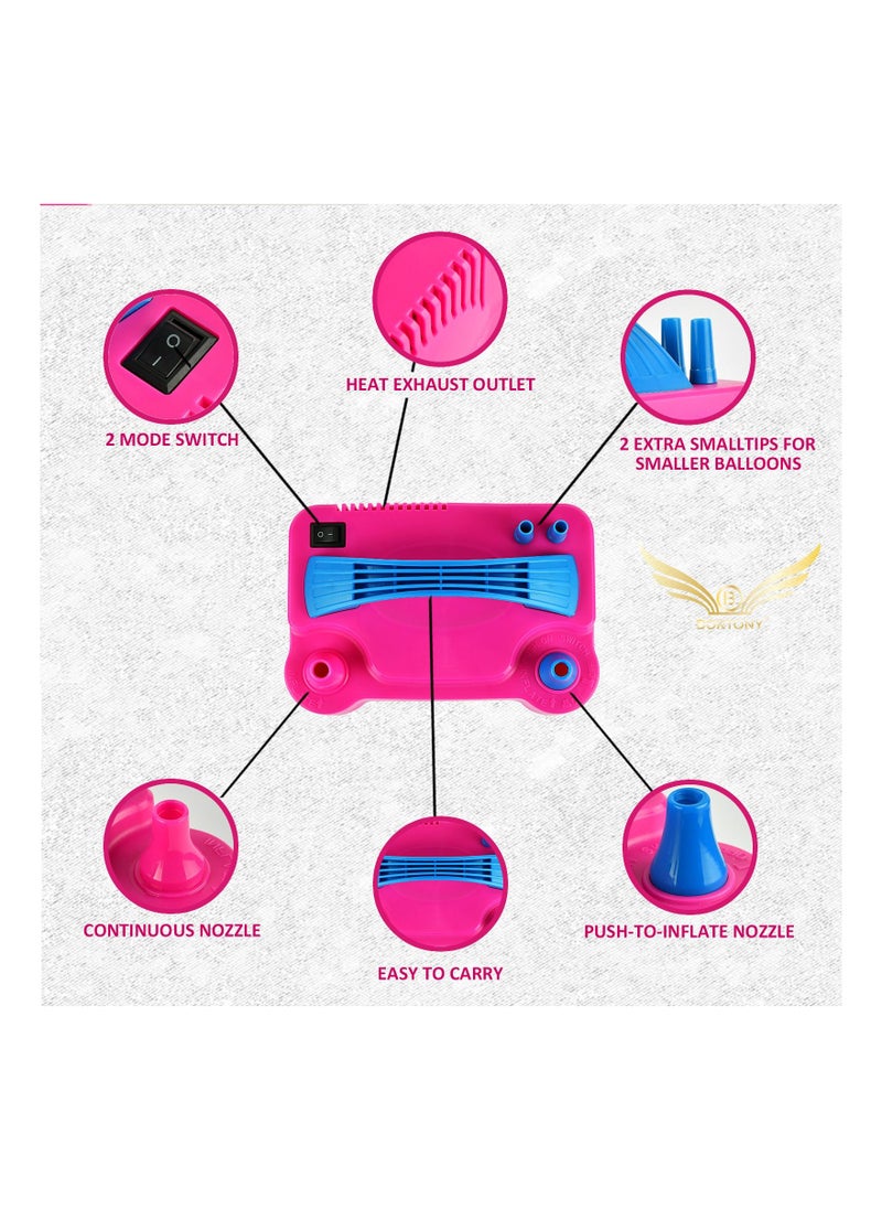 BORTONY Electric Balloon Pump Durable Sturdy Made Up With High Quality Lightweight  - Image 2