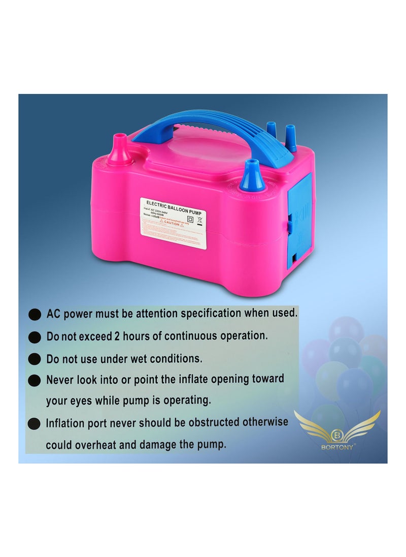 BORTONY Electric Balloon Pump Durable Sturdy Made Up With High Quality Lightweight  - Image 3