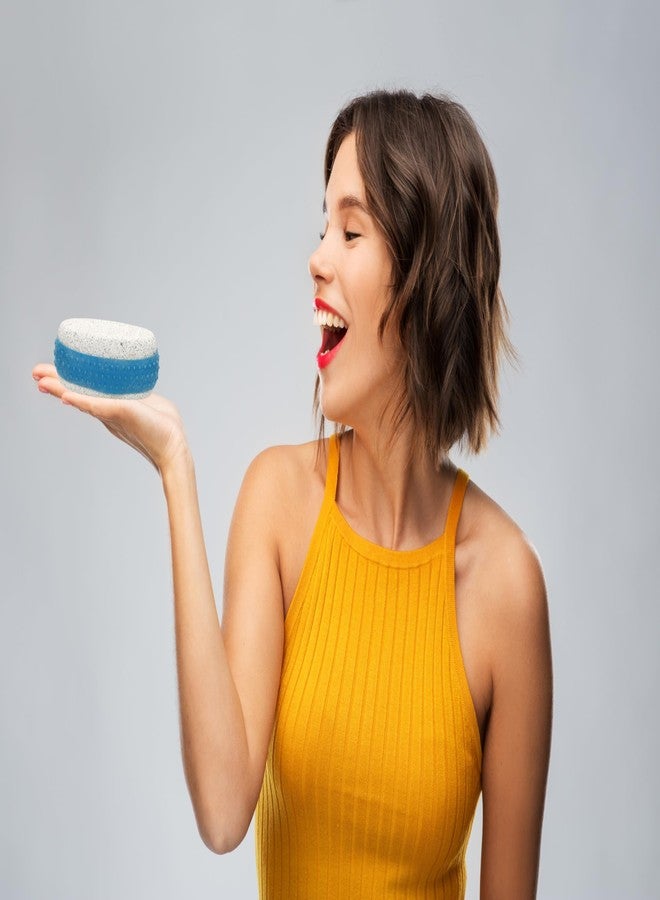 Iconikal Pumice Exfoliating Stones with Rubber Grip, 30-Pack (Blue) - Image 3