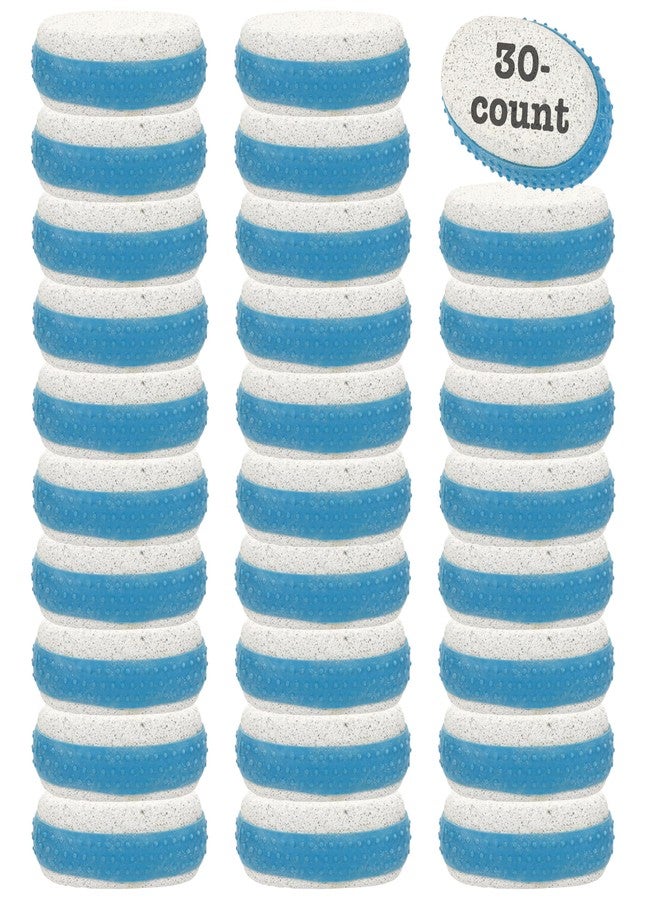 Iconikal Pumice Exfoliating Stones with Rubber Grip, 30-Pack (Blue) - Image 1