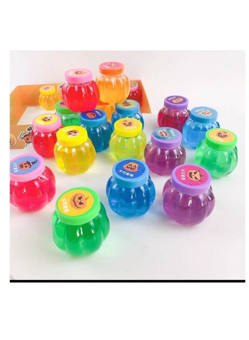 ٣ عبوات من سلايم كريستالي شفاف بقوام الجيلي استمتع بتجربة لعب حسية فريدة وممتعة مع سلايم الكريستال الشفاف بقوام الجيلي! يأتي هذا السلايم بألوان زاهية وشفافة، مع ملمس جليدي فريد يمنحك شعورًا بالانتعاش والمرح - Image 1