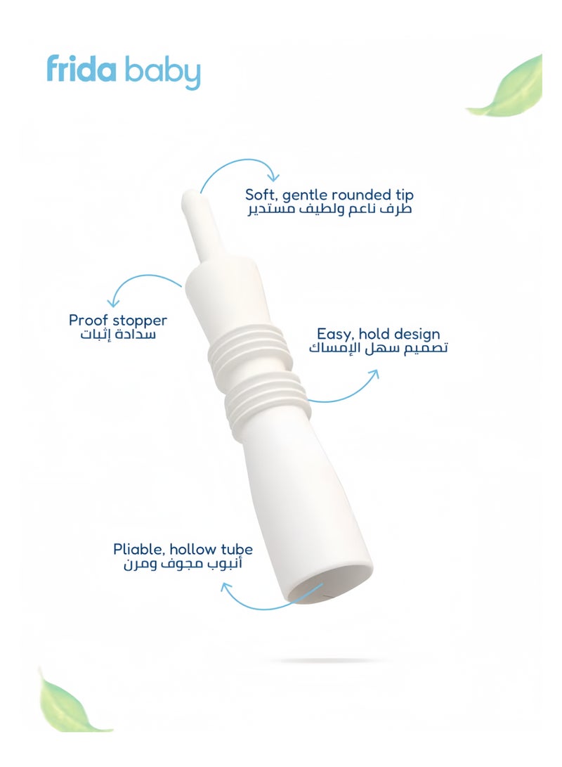 فريدا بيبي ويندي بيبي - مزيل غازات ومغص الرضع | عبوة تحتوي على 10 قطع | صنع في السويد | تخفيف فوري لانزعاج البطن | آمن وطبيعي وخالٍ من مادة BPA | معتمد من أطباء الأطفال بتصميم لطيف وناعم | سهل الاستخدام للمواليد الجدد والرضع - Image 2