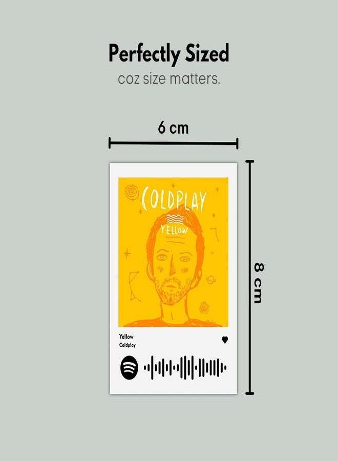 INDOART NET - Coldplay Poster | Coldplay Photocards Mini Posters Kit (Set of 16) | Collage Kit Photocard Size (8 x 6 cm) Posters for Phone Accessories, Bedroom, Office, Living room (Coldplay) - Image 2