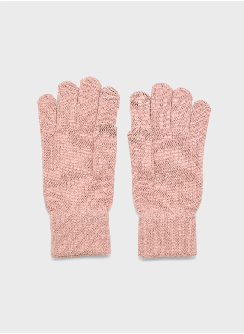 ايلا Knitted  Patterned Winter Glove