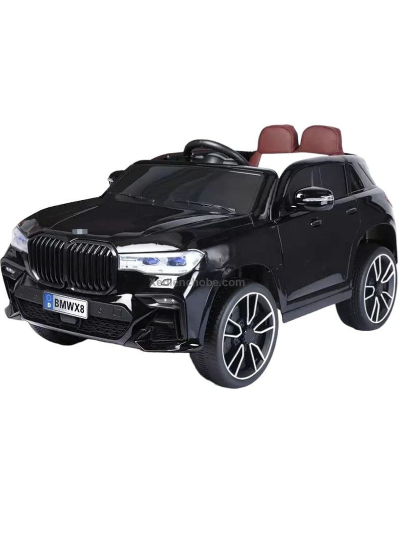 Generic - Electric ride-on car for children with remote control - X8, Multi Color (Black) - Image 1