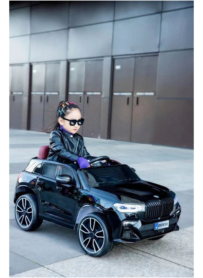 Generic - Electric ride-on car for children with remote control - X8, Multi Color (Black) - Image 1