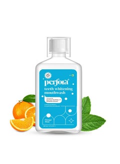 Perfora Teeth Whitening Mouthwash | Alcohol Free | Mouth Freshner With Active Ingredients Like Imercare® Perlwhite 19| No Artificial Colors | Suitable For Men, Women, Children | 200Ml  - Image 1