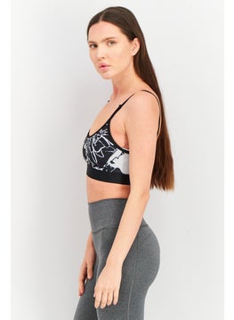 Adidas Women Sportswear Fit Non Padded Training Bra, Black  - Image 2