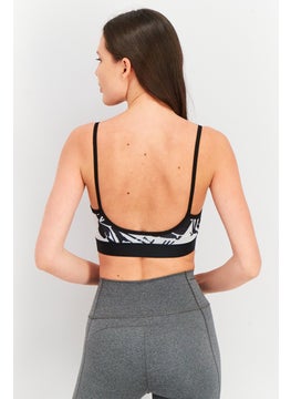 Adidas Women Sportswear Fit Non Padded Training Bra, Black  - Image 3