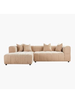 Home Box Blob 4-Seater Sectional Fabric Left Corner Sofa with 4 Cushions  - Image 4