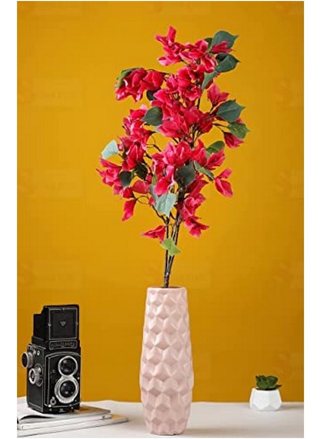 1 Pcs Artificial Bougainvillea Plant Flowers For Home Bedroom Balcony Living Room Wedding Decoration Plants And Craft Items Corner (Without Vase Pot) (Pink) - pzsku/Z274C92218FF89C557093Z/45/_/1720185798/988db8ab-adec-4471-b986-46faa8ec2bef