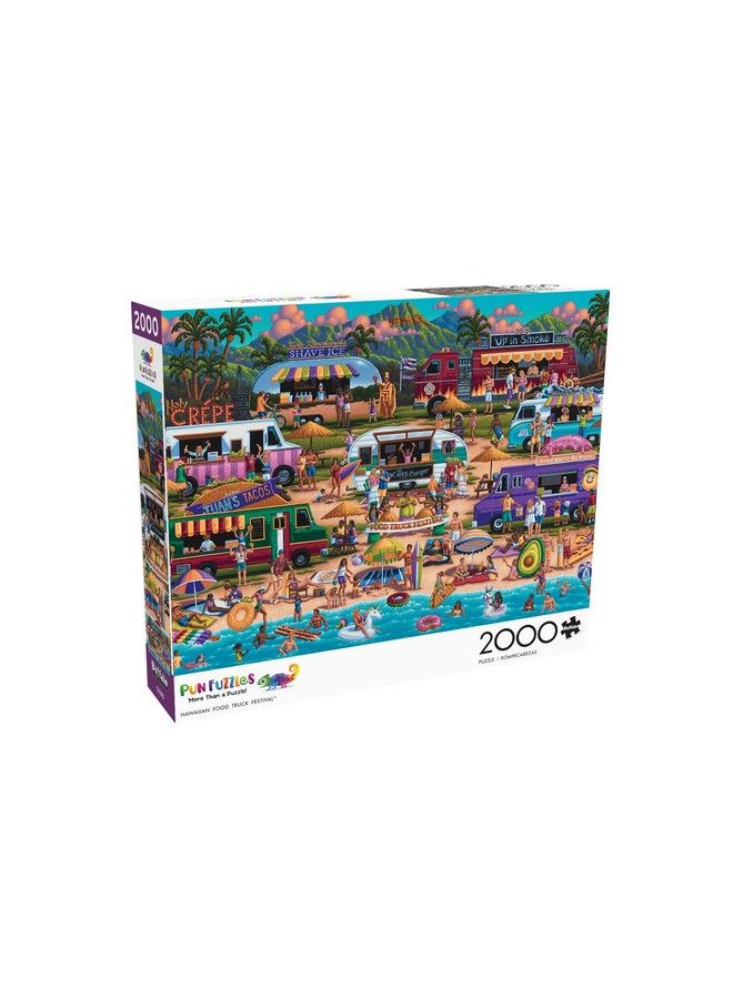 Buffalo Games لعبة تركيب الصور المقطوعة المكونة من 2000 قطعة من مهرجان شاحنات الطعام الهاوايية - Image 4