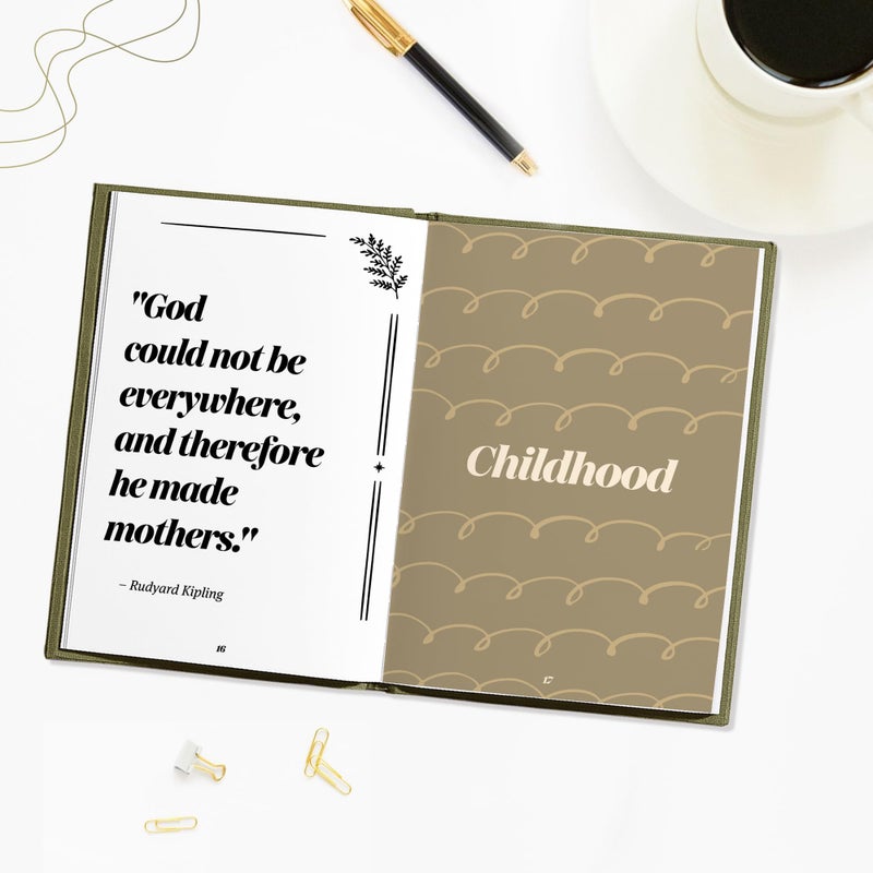 BRAVEBUG Birthday Gifts for Mom from Daughter, Son - Personalized Mom Gifts for Birthday , Wife, Women - Hardcover Moms Birthday Gift Ideas - Memory Mom Book, Mom I Want To Hear Your Story, Tell me your life story mom - Image 4