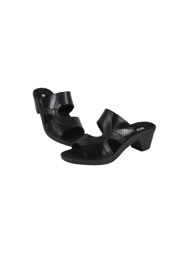 ROMIKA 117-397 Romika Ladies Block Heel Sandals 30506 Black - Image 3