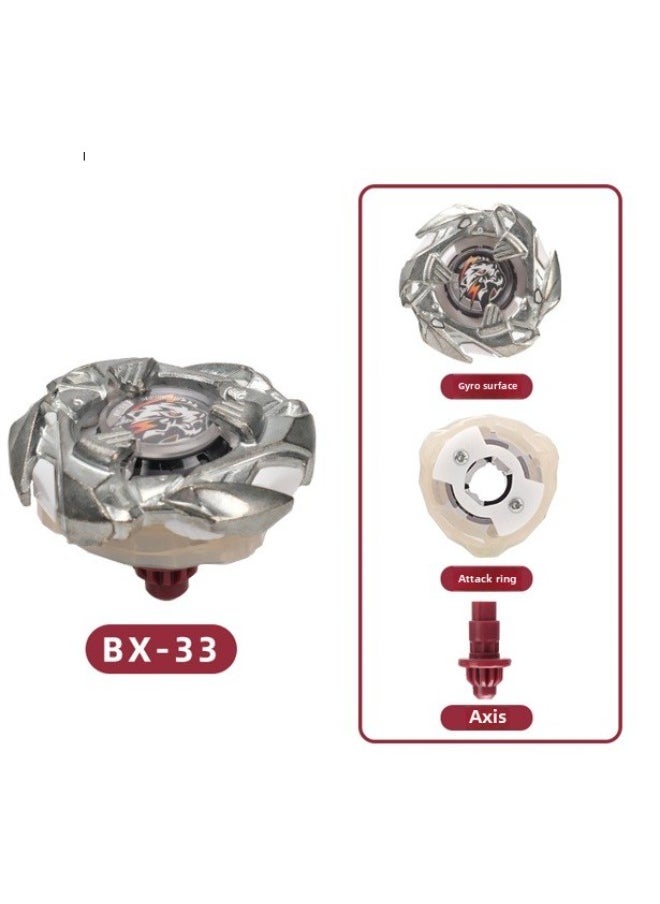 跨境平台新品战斗陀螺男孩玩具游戏 X陀螺 BX旋转陀螺X手把发射器-颜色:BX33  - Image 1