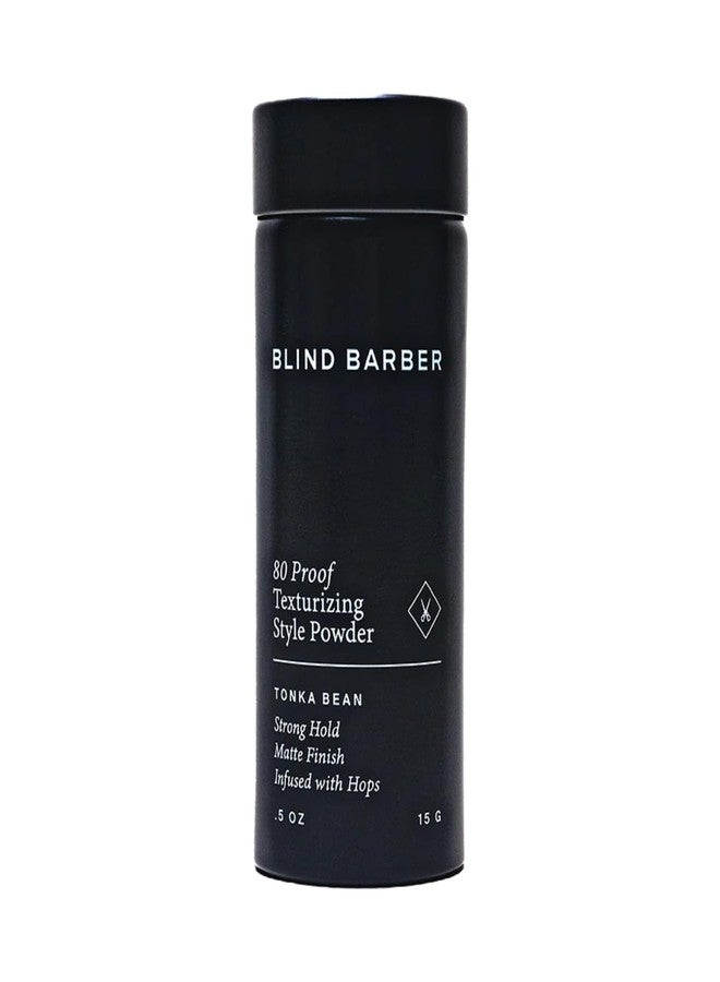 Blind Barber 80 Proof Texturizing Powder - Hair Styling Texture Powder for Men - Builds Weightless Volume - Matte Finish - Medium-to-Strong Hold Hair Products (0.5 oz) - Image 1