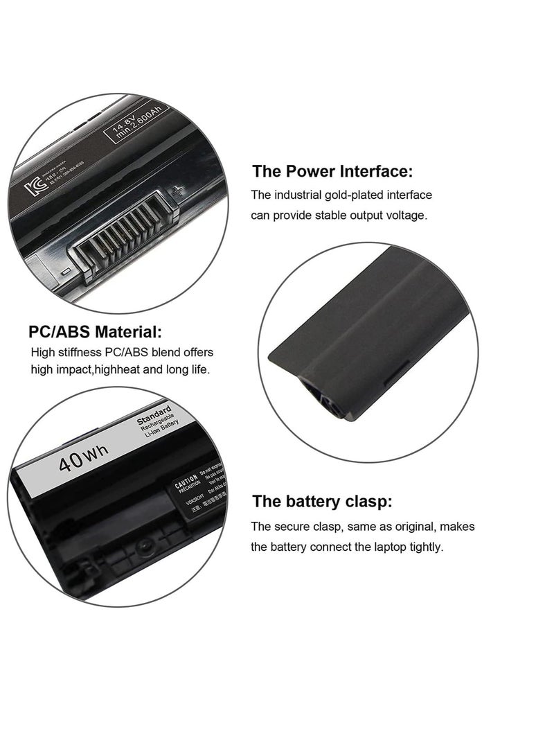 40WH M5Y1K 14.8V Type Battery Compatible with Dell Inspiron 15 5555 5558 5559 3558 14 3451 5458 17 5755 5758 5759 Vostro 3451 3458 3558 451-bbmg WKRJ2  - Image 3