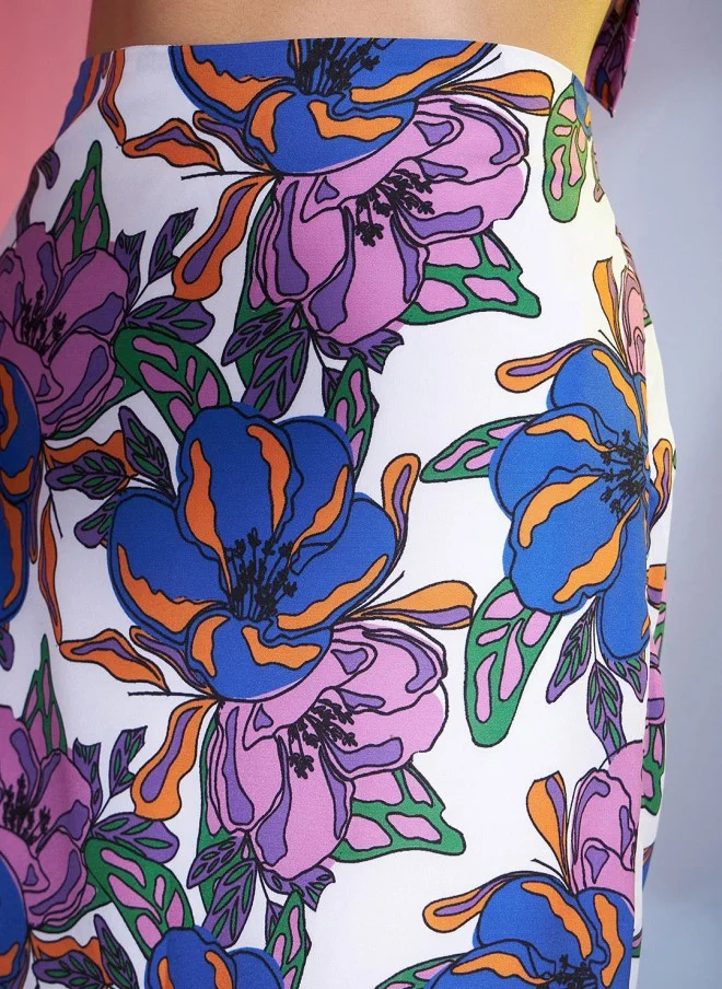 SASSAFRAS Floral Printed Co-Ord Set for Women