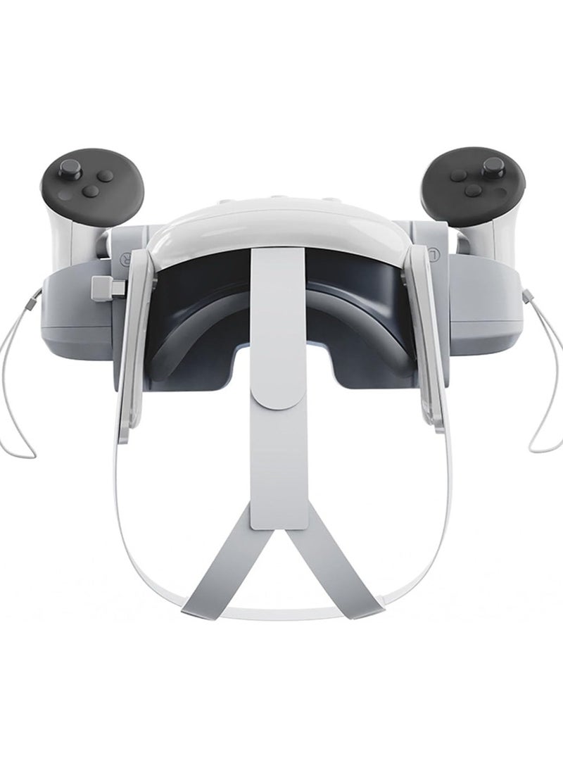 قاعدة شحن متوافقة مع Quest 3، قاعدة شحن مثبتة على الحائط لسماعات الرأس وأجهزة التحكم Quest 3، حامل الشاحن، ملحقات الواقع الافتراضي لكابل من النوع C - Image 4