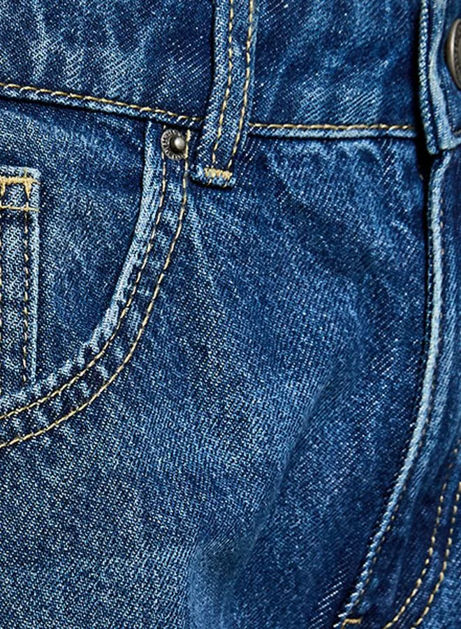 Splash FAV  Denim Buttoned Waist Cotton Jeans for Women | Best Price UAE