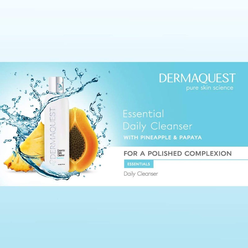 DermaQuest منظف الوجه اليومي المقشر اللطيف من ديرما كويست - لجميع أنواع البشرة، وخاصة تلك الحساسة لـ AHA و BHA (6 أونصة) - Image 4