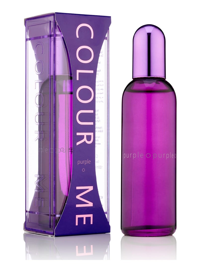 كولور مي عطر كولور مي بيربل للنساء 100 مل/رذاذ للجسم 150 مل (مجموعة هدايا) - Image 3