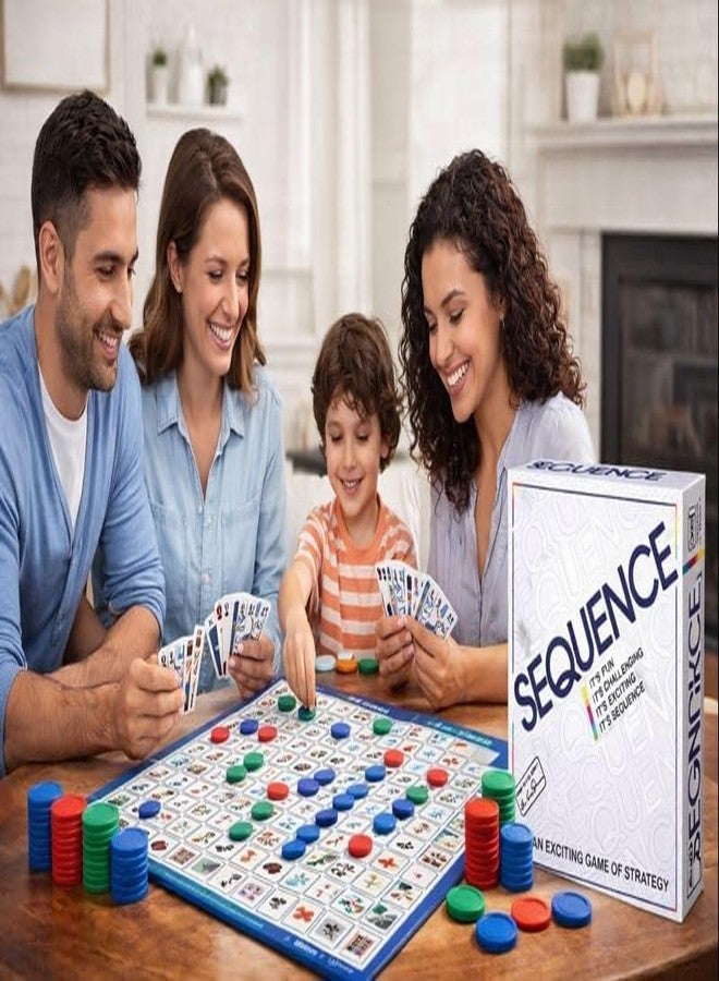 Fezeedi The Original Sequence, Strategy Game, Card Game, Board Game for Kids, Adults, Families, Educational, 2 to 12 Players, Family Fun, Activity Toy for Childrens, Gift Set for Kid, Ages 7+ Multi - Image 4