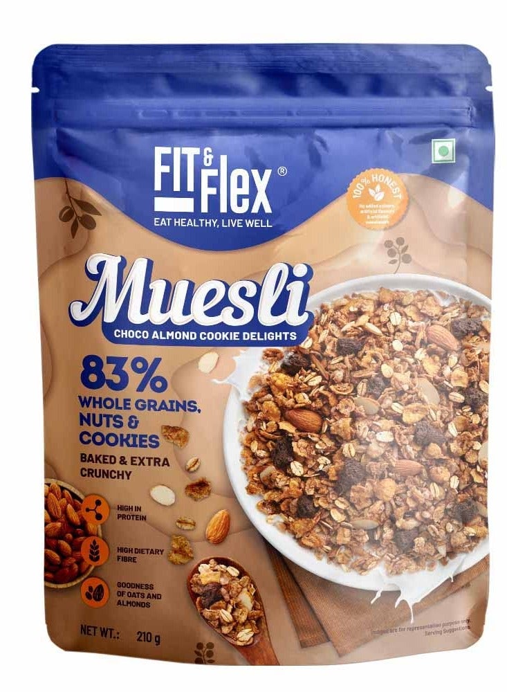 Generic Fit & Flex Protein & Fiber Muesli Biscuits - 450g  - Image 1