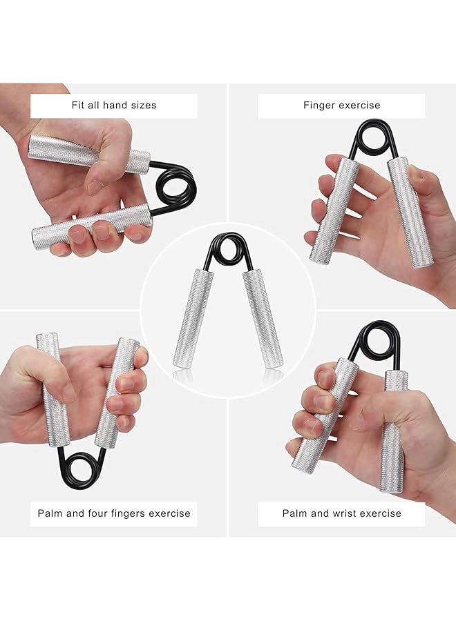 X spring Grip Strength Trainer 200 LBS Metal Hand Grip Strengthener No Slip Heavy Duty Grip Strengthener Wrist and Forearm Hand Exerciser for Muscle Building and Hand Rehabilitation Exercising - Image 3