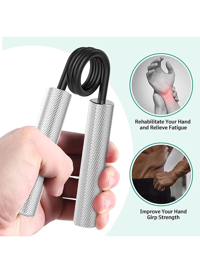 X spring Grip Strength Trainer 200 LBS Metal Hand Grip Strengthener No Slip Heavy Duty Grip Strengthener Wrist and Forearm Hand Exerciser for Muscle Building and Hand Rehabilitation Exercising - Image 5