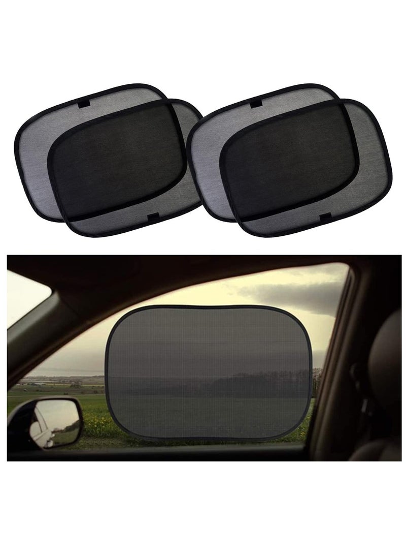 Arabest 4 Packs Car Side Window Sun Shade Foldable Sun Visor Protecter with Storage Bag, Auto Sunshades with Heat and UV Protection, Fit for Cars, SUV  - Image 1