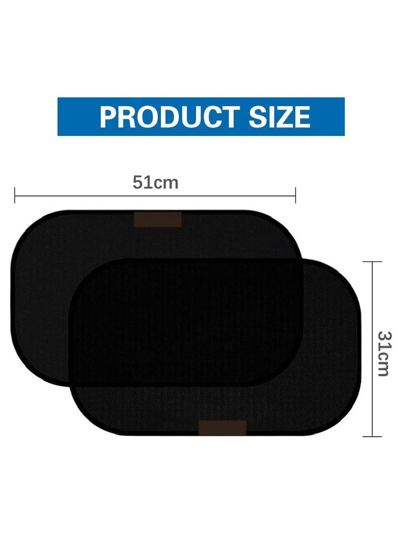 Arabest 4 Packs Car Side Window Sun Shade Foldable Sun Visor Protecter with Storage Bag, Auto Sunshades with Heat and UV Protection, Fit for Cars, SUV  - Image 4