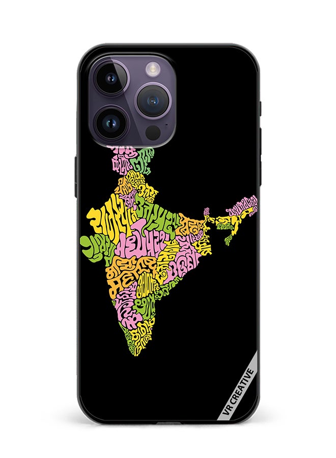 VR CREATIVE Protective Case Cover For Apple iPhone 16 Pro Indian States Name Design Multicolour - Image 1