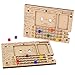 CZYY Investigator Dashboard Set of 2 Player Organization Board Wood Laser Cut Game Accessories for Arkham Horror LCG Eldritch Horror - Image 2