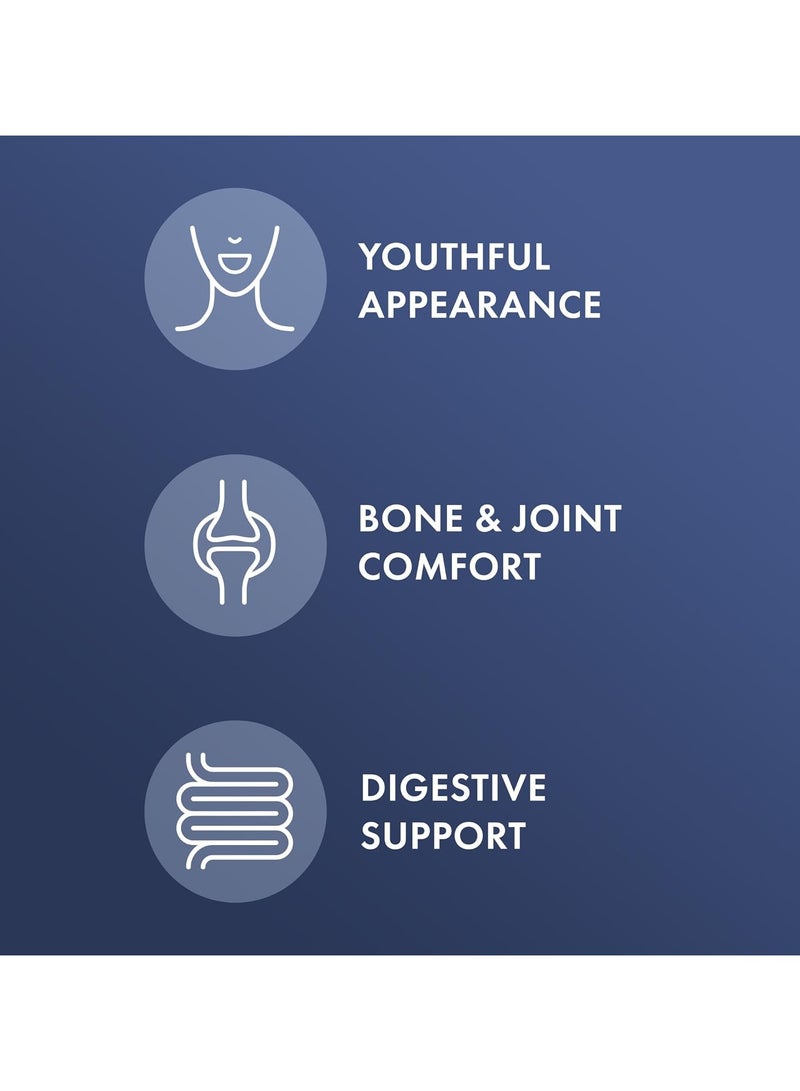 Dr. Mercola Collagen Complex Type I II III Wild Caught MSC Certified, Grass fed beef Bone Broth Respponsibly Sourced Chicken - Dietary Supplement 90 Tablets - Image 3