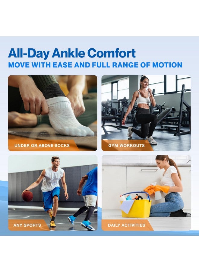 Modvel Modvel Foot & Ankle Brace Socks for Sprained Ankle Compression Sleeve - Ankle Support for Women & Men - Tendonitis & Arthritis Ankle Brace Sports Running, Torn Ligaments & Women Stabilizing Ankle Wrap - Image 5