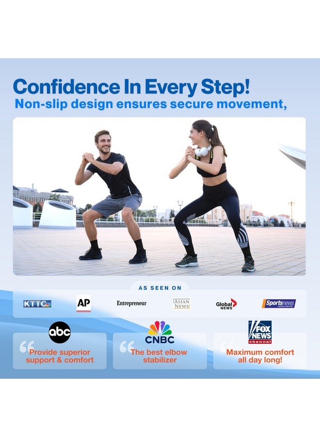 Modvel Modvel Foot & Ankle Brace Socks for Sprained Ankle Compression Sleeve - Ankle Support for Women & Men - Tendonitis & Arthritis Ankle Brace Sports Running, Torn Ligaments & Women Stabilizing Ankle Wrap - Image 3