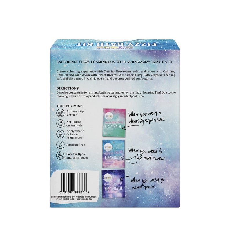 Aura Cacia Fizzy Bath Kit - Image 2