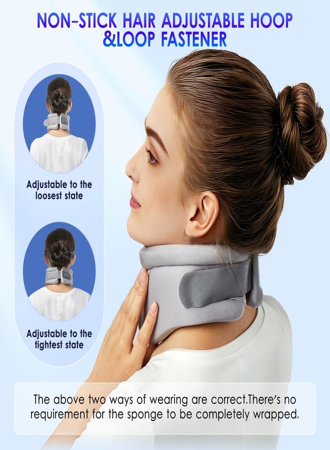 babaka Neck Brace for Neck Pain and Support, Soft Neck Brace Cervical Collar for Women & Men, Neck Support with Support Pad for Sleeping, Relieves Pain and Spine Pressure (M(11"-15")) - Image 4