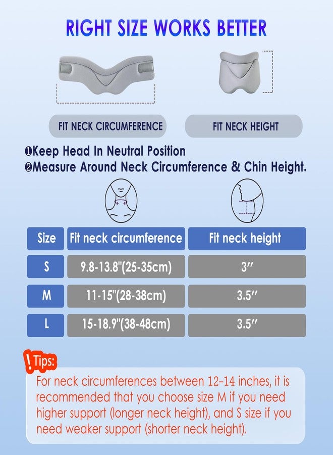 babaka Neck Brace for Neck Pain and Support, Soft Neck Brace Cervical Collar for Women & Men, Neck Support with Support Pad for Sleeping, Relieves Pain and Spine Pressure (M(11"-15")) - Image 5